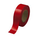 カウネット ビニールテープ 赤 幅19mm×長さ10m 30巻