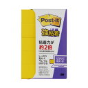 スリーエム ジャパン ポストイット強粘着50×15ネオン黄5冊X5