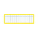 コクヨ マグネット見出し カード寸法19×75mm黄X5