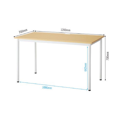 アール・エフ・ヤマカワ SHシンプルデスク W1200 ナチュラル [2]