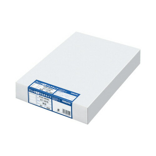 コクヨ マルチプリンタ用紙A4 白紙3面6穴 500枚入