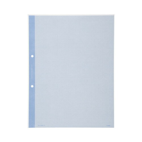 コクヨ クリヤーブック替紙 A4縦 2穴 青 10枚