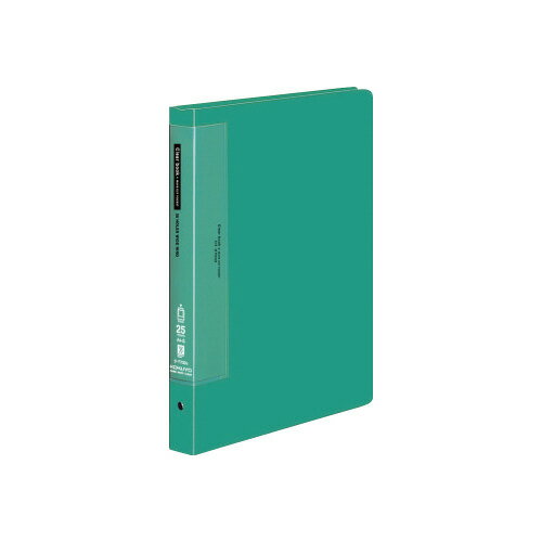 コクヨ クリヤーブック替紙式緑A4縦背幅33mm
