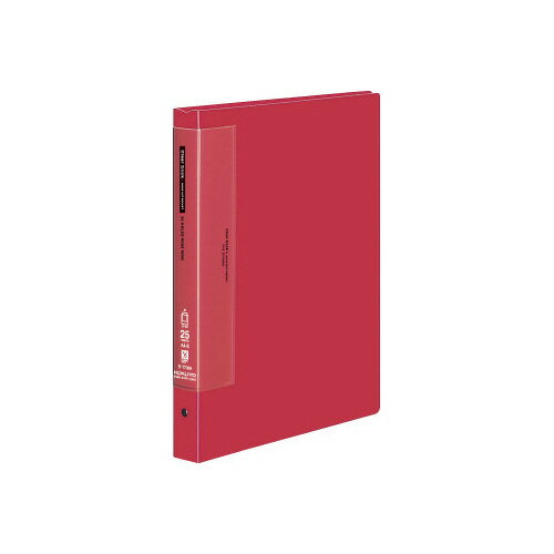 コクヨ クリヤーブック替紙式赤A4縦背幅33mm