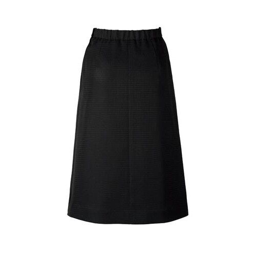 ボンマックス ロング丈プリーツスカートAS2331ブラック21号【取寄商品】