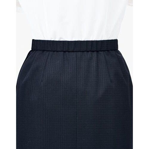 ボンマックス Aラインスカート　AS2333　ネイビー　19号【取寄商品】