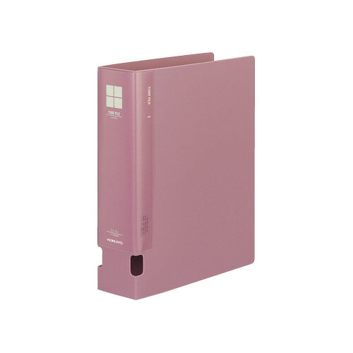 コクヨ チューブファイルPP桃A4縦背幅74mm