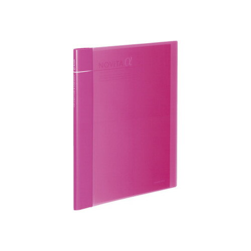 コクヨ クリヤーブックα<ノビータα>(追加式)桃