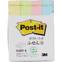 スリーエム ジャパン ポストイット 再生紙ふせん 75×14 混色20冊