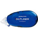 コクヨ ドットライナーコンパクトブルー(本体)×10