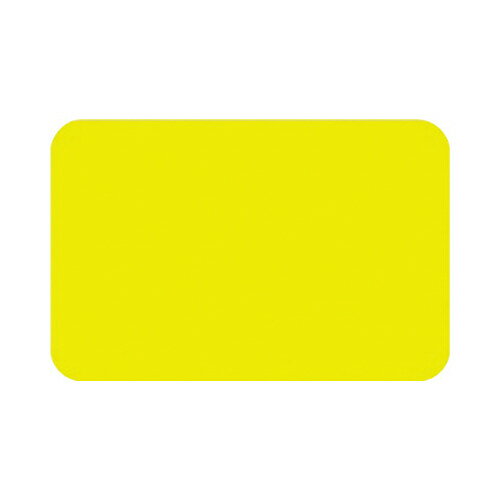 ササガワ 蛍光カード ¥なし イエロー 小 30枚入