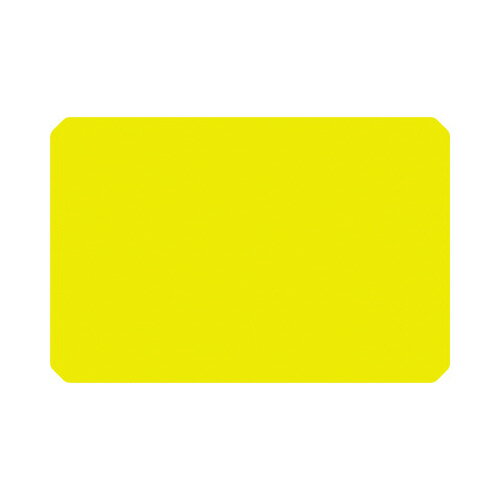 ササガワ 蛍光カード ¥なし イエロー 大 30枚入