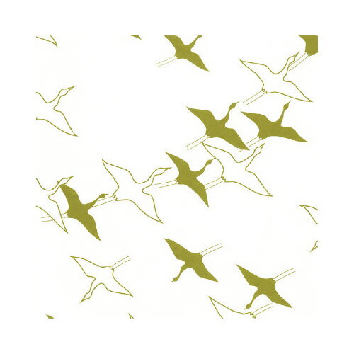 ササガワ 包装紙 金鶴 全判 50枚【取寄商品】