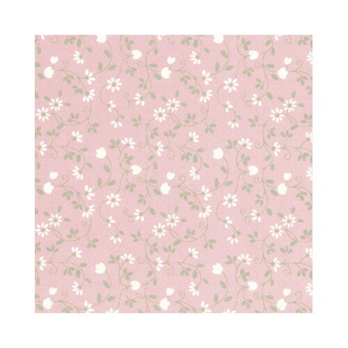 ササガワ 包装紙 フラワーヒル 半才判 50枚【取寄商品】