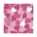 ササガワ 包装紙 ノンブルーハートP 半才判【取寄商品】