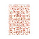 ササガワ ギフトバッグ 平袋ファンシー赤 215×290mm【取寄商品】