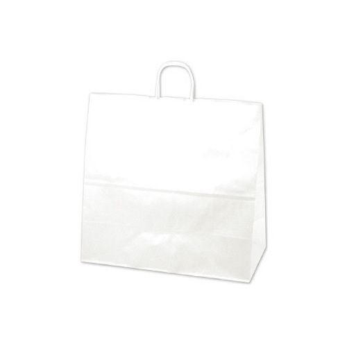 ササガワ 手提げバッグ 10P白無地 特大角【取寄商品】