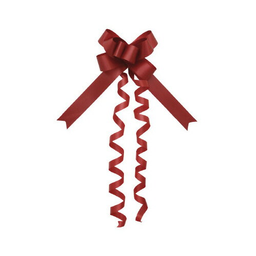 ササガワ リボンボウ 中 赤 50枚【取寄商品】