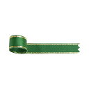 ササガワ リボン イブ 緑 12mm×10m【取寄商品】