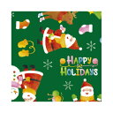 ササガワ 包装紙 ウールサンタ緑 半才判【取寄商品】