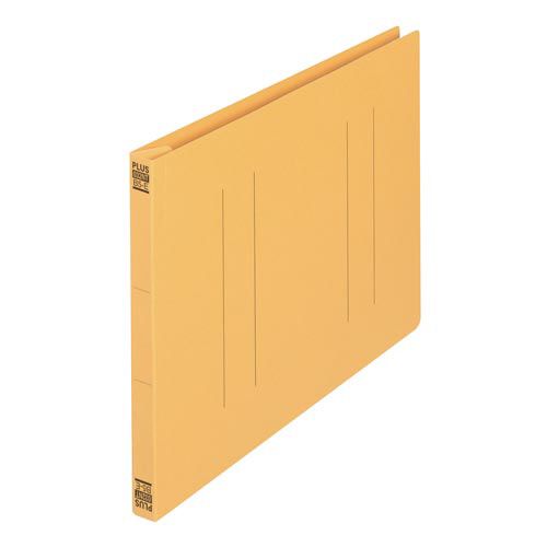 プラス フラットファイルB5E縦罫線タイプ イエロー×10
