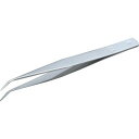 トラスコ中山 ステンレス製ピンセット125mm先曲り型
