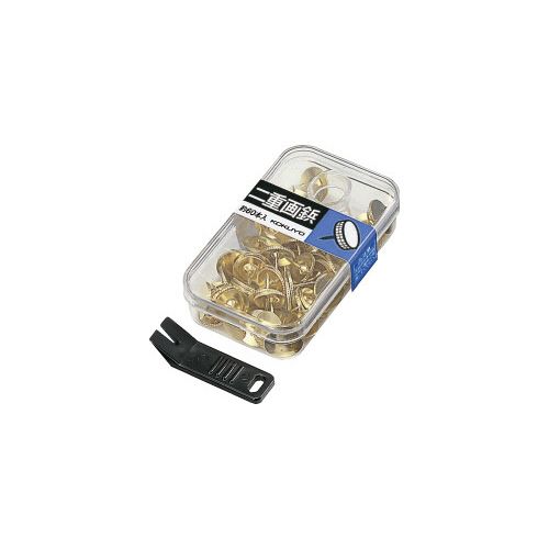 コクヨ 二重画鋲プラケース60本入