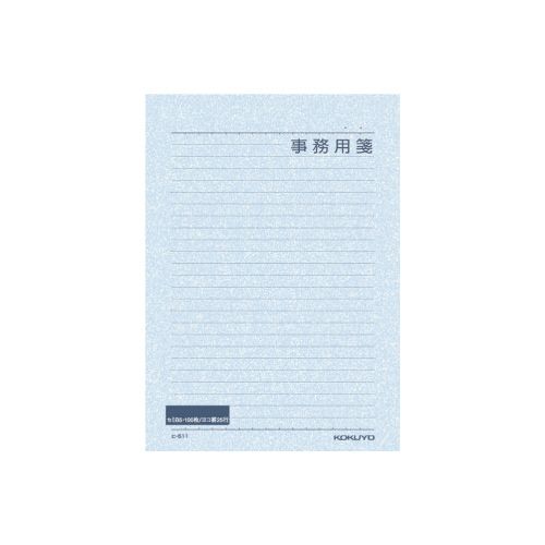 コクヨ 事務用箋 セミB5横罫25行 100枚
