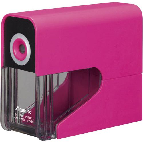 アスカ 乾電池式電動シャープナー ピンク