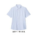 フォーク 半袖ブラウス FB71329サックス21号【取寄商品】