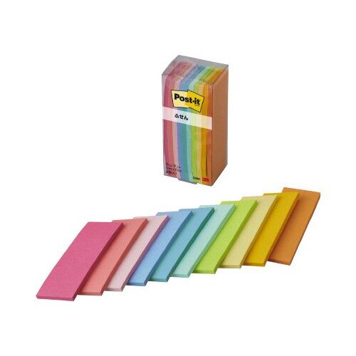 スリーエム ジャパン ポストイット マルチカラー75×25 10色セット