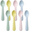 イケア カラース スプーン ミックスカラー 8本 カラフル 食洗機OK (スプーンx2)IKEA KALAS