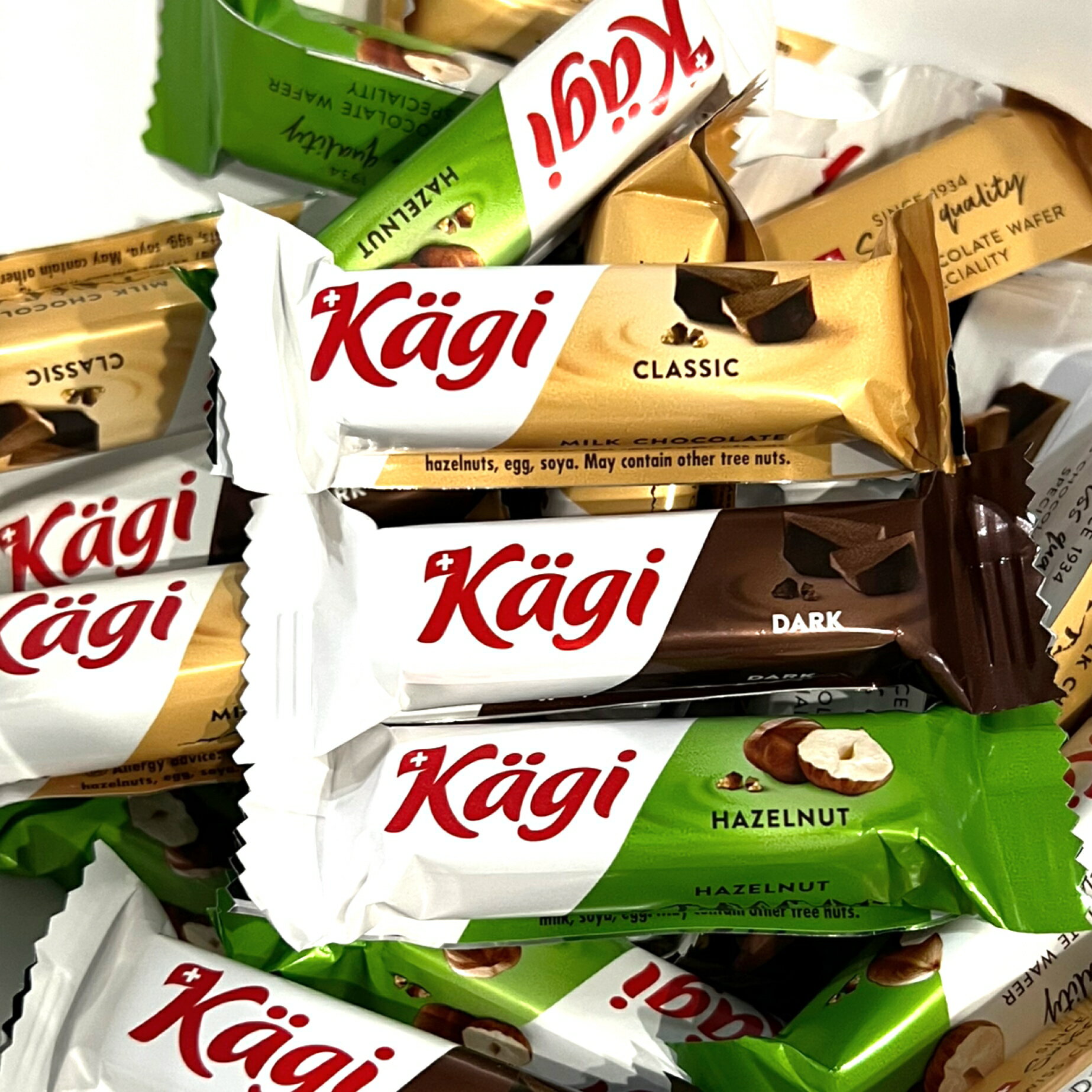 カーギ KAGI スイス チョコレート ウエハース 120g (食品KAGI120)ウェハース チョ ...