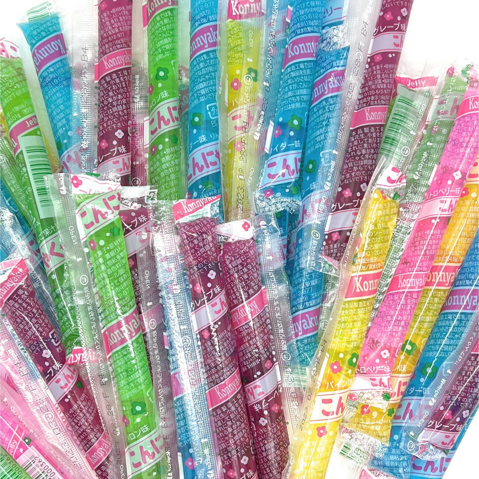 坂製菓 こんにゃくゼリー 50本入り ゼリー 駄菓子 お菓子 スイーツ (坂こんにゃく50)のサムネイル