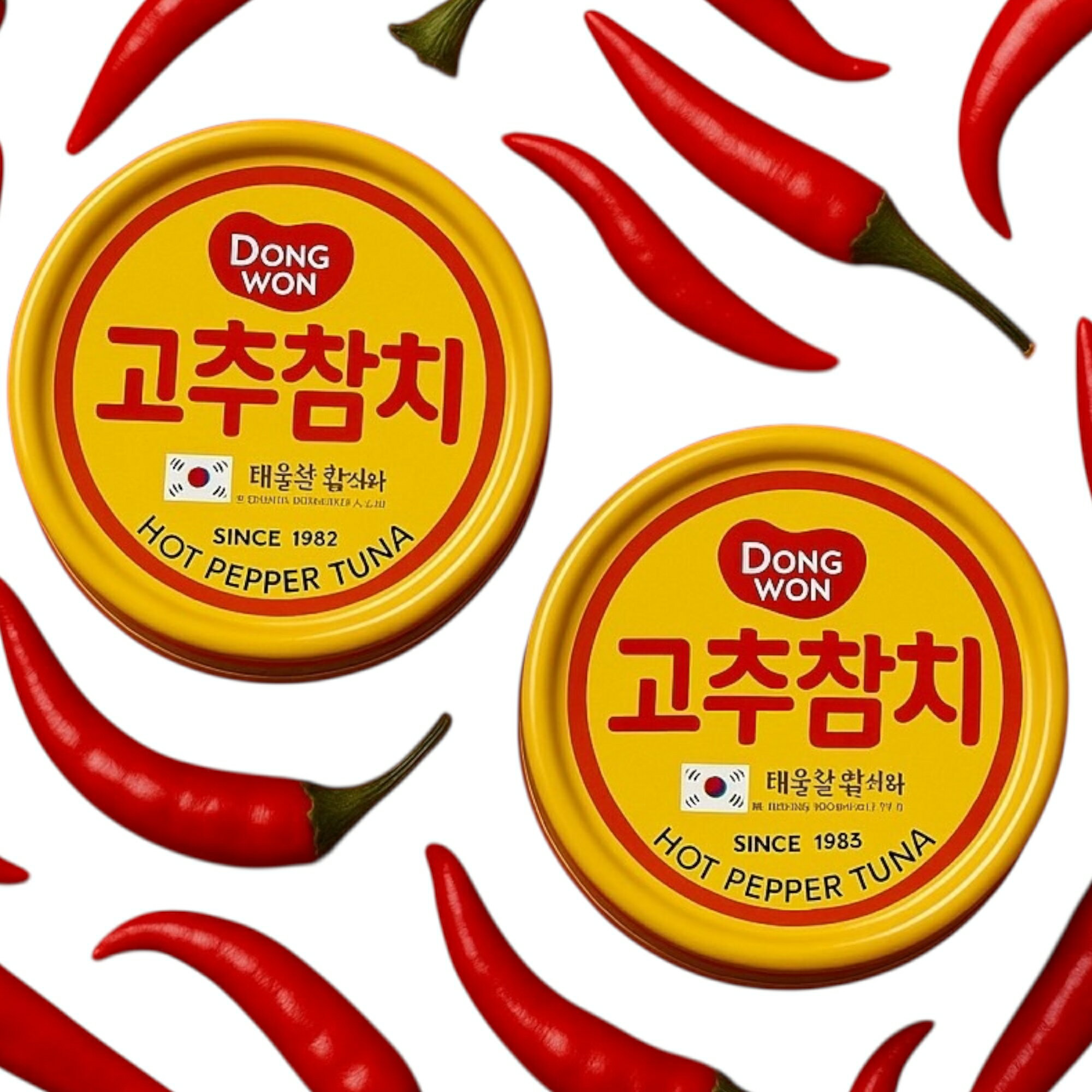 お試し 東遠 唐辛子 ツナ 100g 2缶 コストコ 韓国 (唐辛子ツナ2)DONGWON TUNA WITH PEPPER