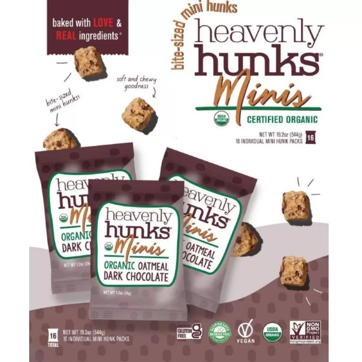 wu[ nNX I[KjbNI[g~[~joCc 544g i34g ~ 16pbNjHeavenly Hunks Organic Minis RXgR