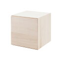 クーポン配布中/完成品 組み合わせ自由 桐キューブボックス 扉タイプ 生地仕上げ 幅39×奥行41×高さ39cm ユニットボックス 収納棚 オープンラック 収納...