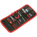 クーポン配布中/E-Value ミニツールセット 23pcs EMT-23 整備工具セット ツールキット 工具入れ カッター ラジオペンチ ニッパー ピンセット...