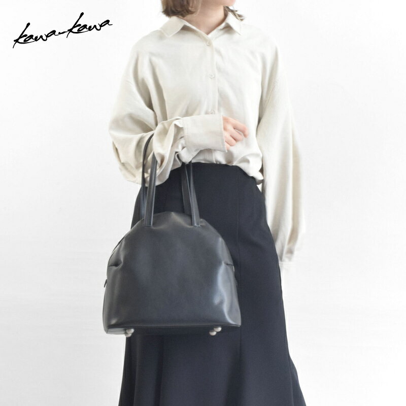 【kawa-kawa公式】 トートバッグ ハンドバッグ レディース 軽量 本革 上質 手さげ シンプル モード系 ..