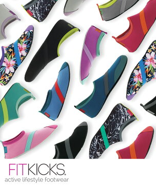 送料無料 ＼薄軽！折りたたみ可／雑誌掲載！FITKICKS フィットキックス レディース 超軽量 コンパクトシューズ レジャー 靴 シューズ 携帯 旅行 機内 ジム おしゃれ スポーツ フィットネス シューズ 室内 歩きやすい メール便