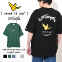 送料無料 ART BY MARK GONZALES マークゴンザレス リラックス FIT エンジェルTシャツ 2H7-13360 メンズ レディース トップス 半袖 綿100％ おしゃれ カットソー プリント 大人 男性 メール便