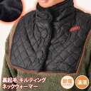 \本日店内EVENT/ 送料無料 撥水 ベルクロテープ式 中綿 裏起毛 キルティング ネックウォーマー メンズ レディース ネックカバー スヌード マフラー 首...