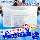 1枚で全身拭ける!超大判クールタオル【5枚入り×2セット】 ボディシート 冷感 冷たい ひんやり 汗ふきシート 汗拭きシート 無香料 冷却シート 全身用 涼しい...