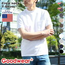 ＼本日店内SALE／ セール 送料無料 Goodwear グッドウェア ポケット付きクルーネックTシャツ メンズ レディース 半袖 無地 カットソー ポケット 7.0oz 肉厚 インナー 綿 コットン100 厚手 グッドウエア ブランド 2W7-2500 トップス メール便