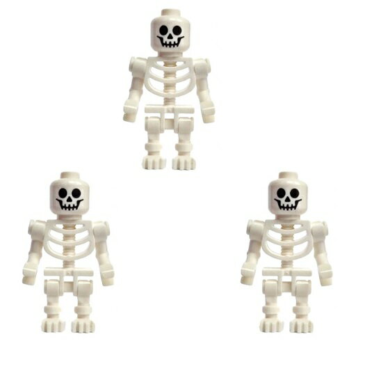 レゴ スケルトン 骸骨 がいこつ ガイコツ ミニフィギュア LEGO Skeleton 3体セット