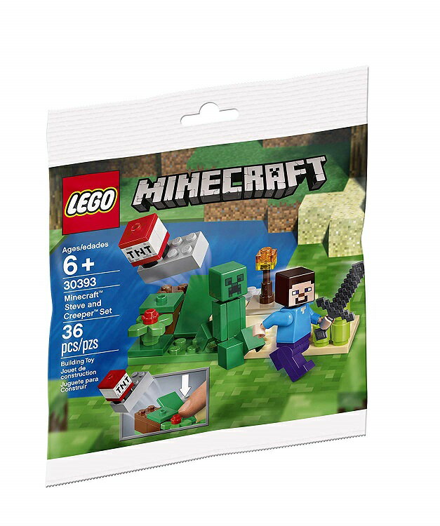 レゴ マインクラフト（売れ筋ランキング） レゴ マインクラフト スティーブとクリーパー ミニセット LEGO MINECRAFT Steve Creeper 30393