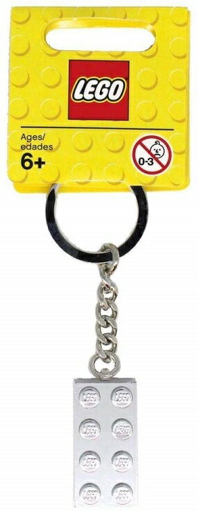 쥴 ֥å  С LEGO Brick Key Ring Silver 851406