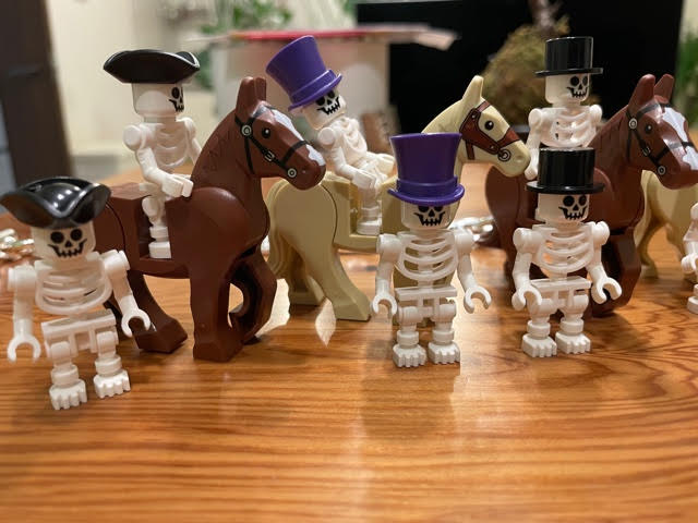レゴ ガイコツと馬 スケルトンホース 骸骨 がいこつ ミニフィギュア 全9体セット LEGO Skeleton Horse