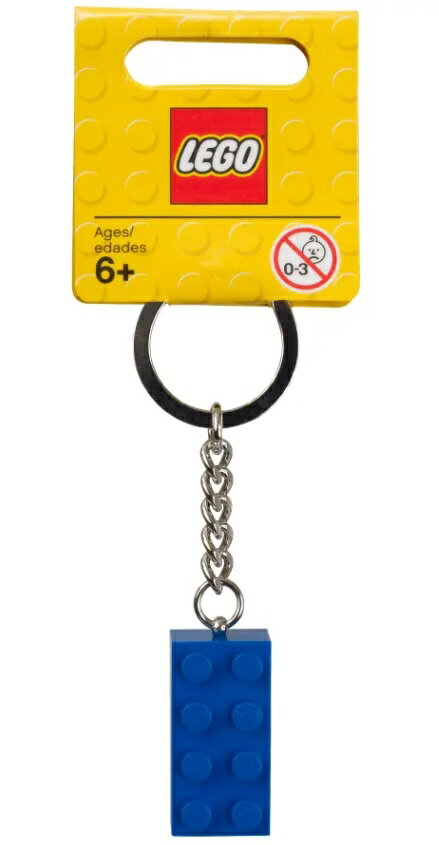 レゴ ブロック キーリング ブルー LEGO Brick Key Ring Blue 850152