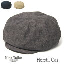 【ポイント10倍】 帽子 NINE TAILOR(ナインテイラー) コットンリネン8枚はぎハンチング Horstil Cas メンズ ユニセックス 春夏秋 キャ...